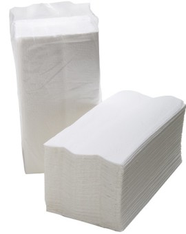 Papel Toalha Interfolhado Celulose Virgem Cx 2400Fls