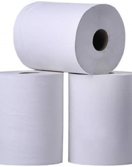 Papel Toalha Bobina Celulose Virgem 6x200Mt