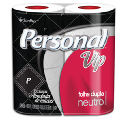 Papel Higiênico Personal Vip Folha Dupla 4x30Mt