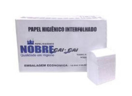 Papel Higiênico Interfolhado Nobre CX com 8000Fls